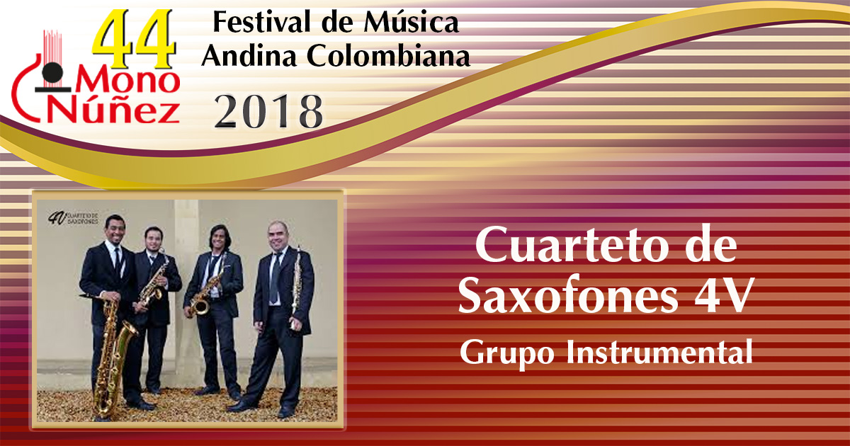 En este momento estás viendo Cuarteto de Saxofones 4V – Grupo Instrumental