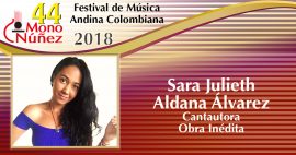 Sara Julieth Aldana Álvarez – Cantautora